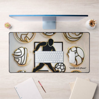 "Sporty Luxe Designs" Desk Mat
