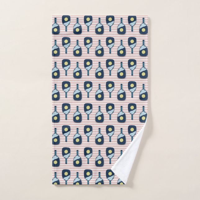 Sporty Pickleball Hand Towel (Hand Towel)