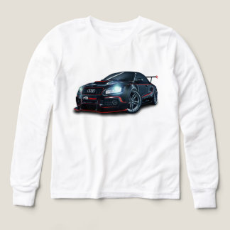 Sporty Tuner Car Graphic Sweatshirt - Street Racin