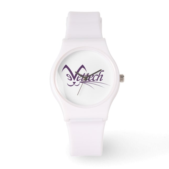Sporty Vettech watch white (Front)