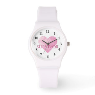 Sporty White Silicon Watch, Survivor Watch