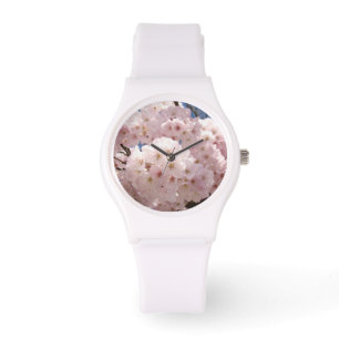 Sporty Women's Watches Spring Pink Blossoms