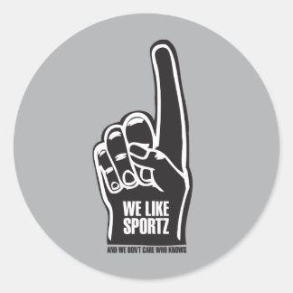 Sportz 2 classic round sticker