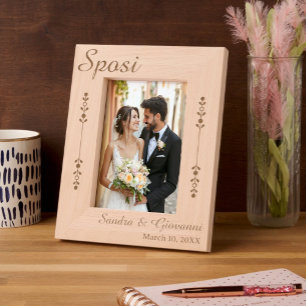 Sposi Personalized Etched Frames