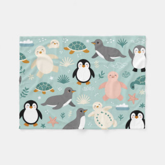 spot fleece blanket