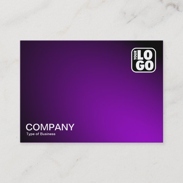 Spot lamp Illuminated - Purple Business Card (Front)