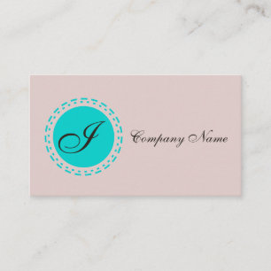 Spot Stamped Bright Blue Business Card