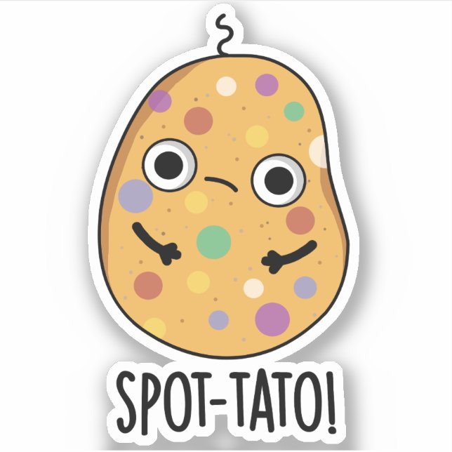 Spot-tato Funny Potato Pun  (Front)