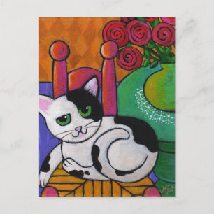 Spot the cat postcard