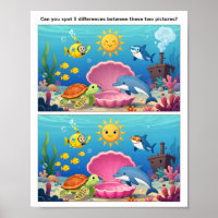Spot the Difference Adventure Poster