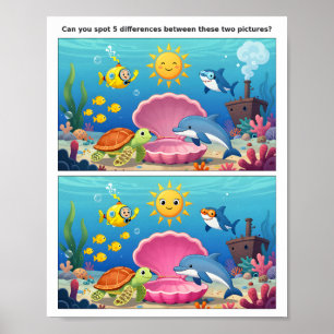 Spot the Difference Adventure Poster