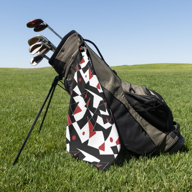 Spot the Red Balls  Golf Towel (Green)