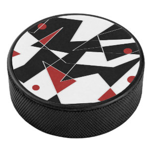 Spot the Red Balls Hockey Puck