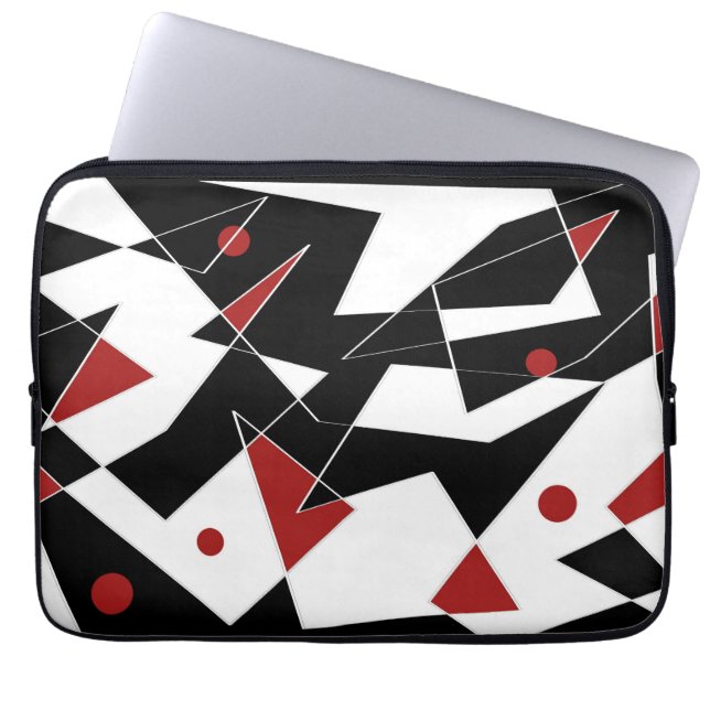 Spot the Red Balls Laptop Sleeve (Front)
