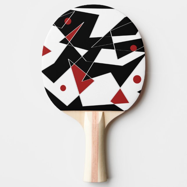 Spot the Red Balls Ping Pong Paddle (Front)