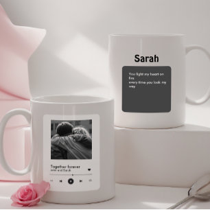 Spotify Mug Couples Gift for him Valentines day,