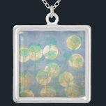 Spotlight Floral I Silver Plated Necklace<br><div class="desc">Floral</div>