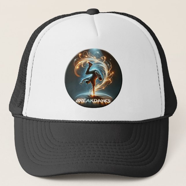 "Spotlight Groove" - ​​dancing in the spotlight! Trucker Hat (Front)
