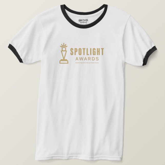 Spotlight Ringer T-Shirt (Design Front)