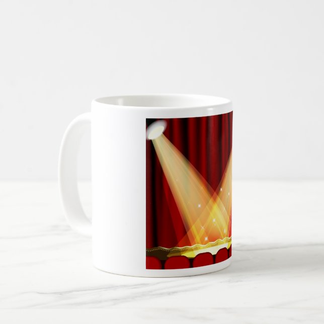 Spotlights On Stage Coffee Mug (Front Left)