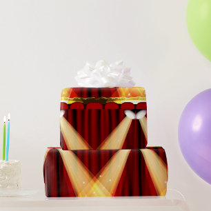 Spotlights On Stage Wrapping Paper