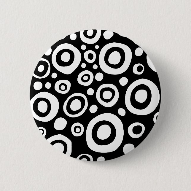 Spots and Circles - 05 6 Cm Round Badge (Front)