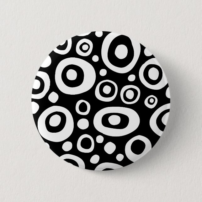 Spots and Circles - 06 6 Cm Round Badge (Front)