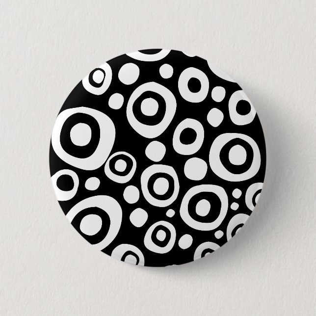 Spots and Circles - 07 6 Cm Round Badge (Front)