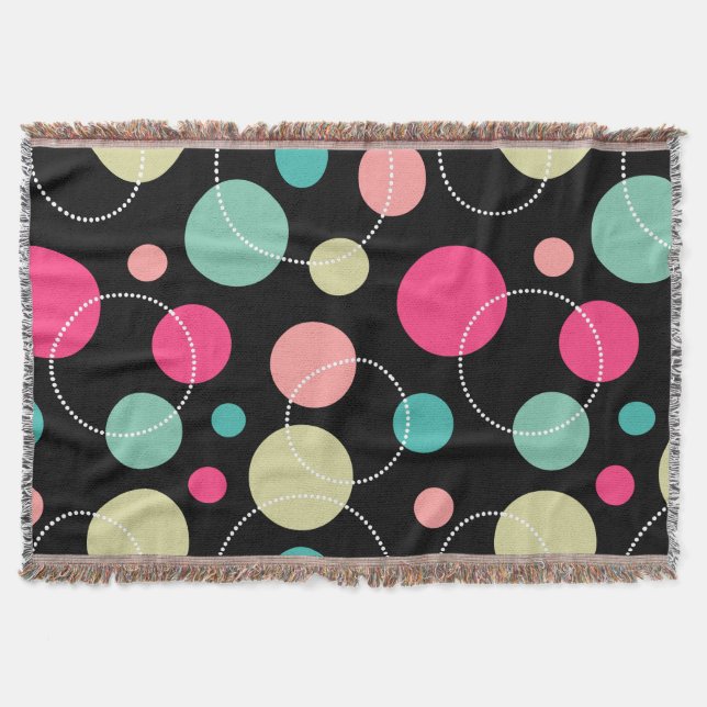 Spots and Circles 150816 Throw Blanket (Front)