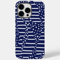 Spots and Stripes 2 - Blue and White