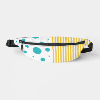 Spots and Stripes - Turquoise and Yellow