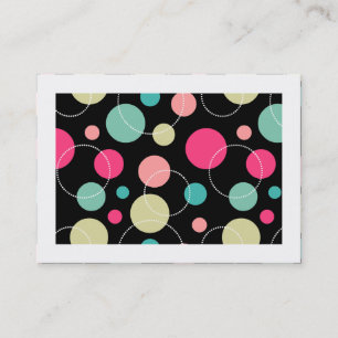 Spots & Circles 150816 (Bordered) Business Card
