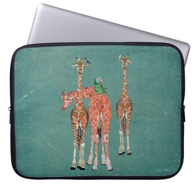 SPOTS & FEATHERS Computer Sleeve (Front)