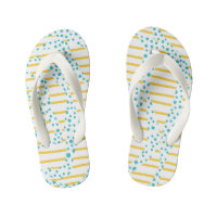 Spots & Stripes 2 in Turquoise, Yellow, and White