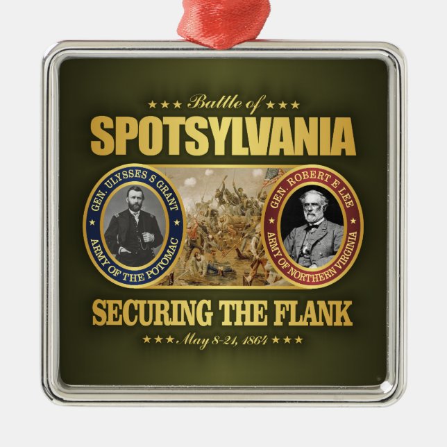 Spotsylvania CH (BA) Metal Tree Decoration (Front)