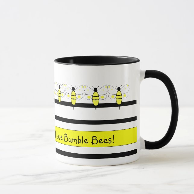 Spotted Bumble Bee Mug (Right)