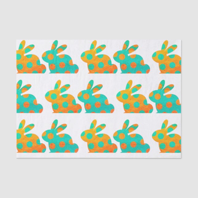 Spotted Bunny Tissue Paper (Front)