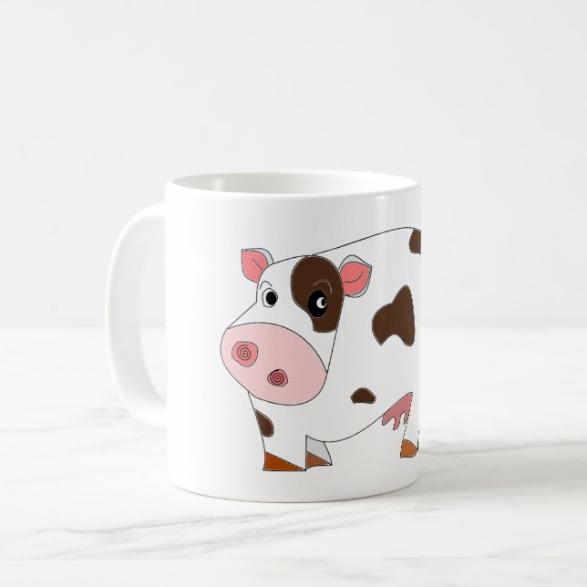 Spotted Cow Coffee Mug (Front Left)