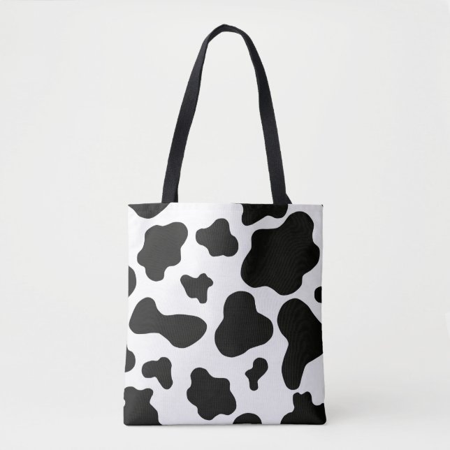 Spotted Cow Pattern Tote Bag (Front)