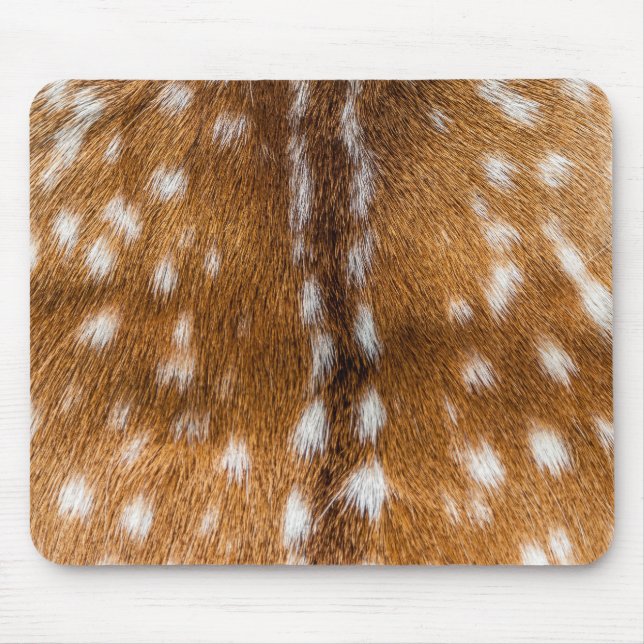 Spotted deer fur texture mouse pad (Front)