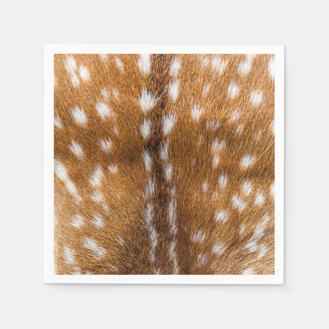 Spotted deer fur texture napkin (Front)