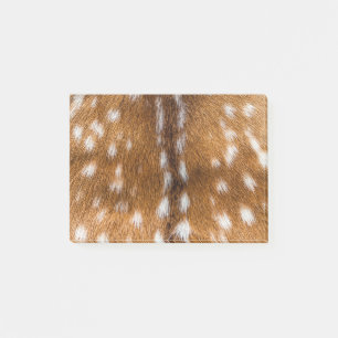 Spotted deer fur texture post-it notes
