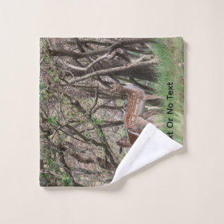 Spotted Deer Photo Wash Cloth