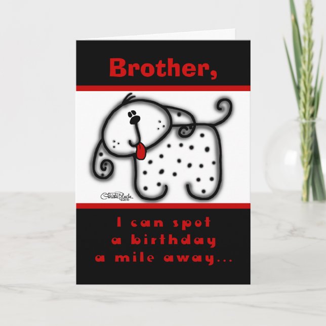 Spotted Dog Card (Front)