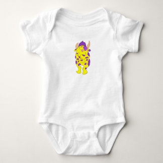 Spotted Fuzzy Monster Baby Top