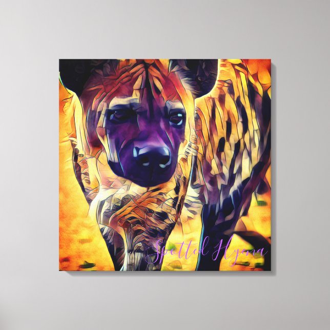 Spotted Hyena [Premium Canvas] Canvas Print (Front)