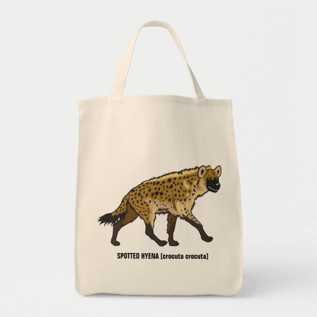 spotted hyena tote bag (Front)