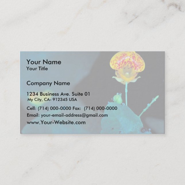 Spotted Jewelweed Business Card (Front)