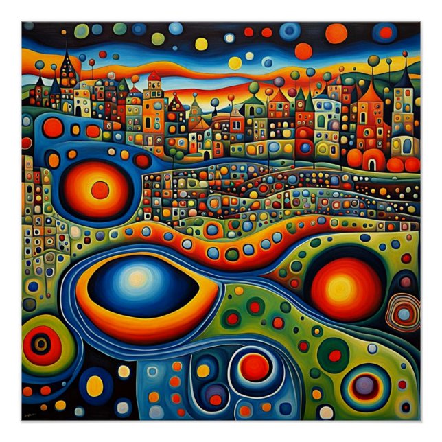 Spotted Landscape Poster (Front)