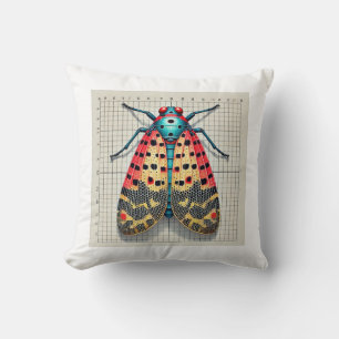 Spotted Lanternfly 300724IREF206 - Watercolor Cushion